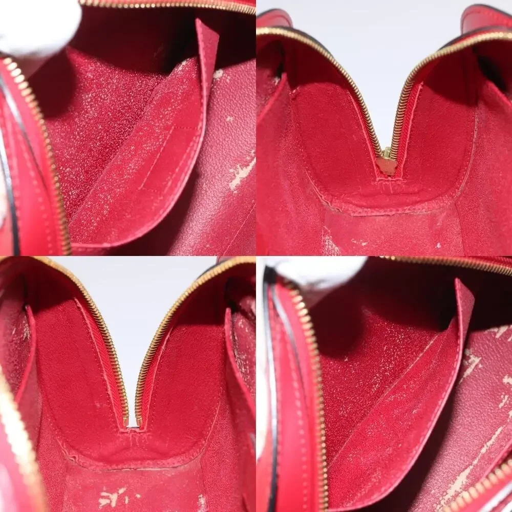Louis Vuitton Epi Dauphine MM Pouch Red